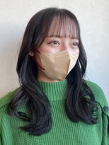 シェール(cher)&nbsp;韓国レイヤー/シースルーバング【cher西宮北口：MAYA】