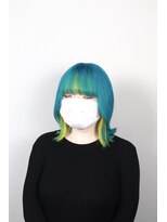 クリップ ジョイント ゴッド(CLIP JOINT GOD)&nbsp;turquoise × yellow