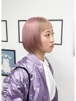 ノード(NODO) スモーキーピンク+インナーベージュのデザインカラー