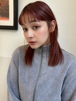 ハニー 町田(HONEY)&nbsp;ワイドバング　レイヤー　耳かけ　カシスピンク