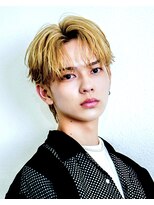 オーシャントーキョー 渋谷神南(OCEAN TOKYO)&nbsp;韓国ヘアカルマパーマカルマバングセンターパート黒髪ウルフ