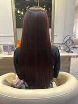 アンド ラ ブランシュ(&.La Blanche)&nbsp;レッドブラウン/ハッシュカット/フルバング/似合わせカット