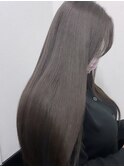 【ロング×ブリーチベースラベンダーグレージュ】