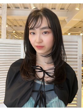 リコバイアフロート(riko by afloat) レイヤーカット/ワンホン/ダークグレージュ/ミディアム