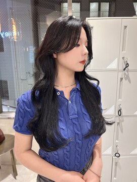 リリー(Lilley) 【lilley 稲永麻衣】ロングヘア+顔まわりカット+韓国ヘア