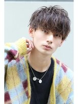 リップス レイ ギンザ(LIPPS Ray GINZA)&nbsp;無造作クセ毛ツイストツーブロック刈り上げマッシュ