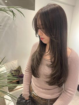 ジーナ 銀座中央通り(Zina) 【鈴木那奈】流行りのデザインで垢抜けヘア♪