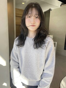 ヘアー アイス ルーチェ(HAIR ICI LUCE) オリーブグレージュ グレージュカラー レイヤーカット /林