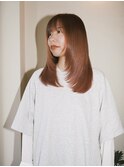 顔周りレイヤー・オレンジベージュ