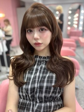 ボタン シブヤ(VOTAN SHIBUYA) ベージュ/韓国ヘア/渋谷/レイヤー/顔まわり/前髪