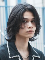 フィフス 原宿(fifth)&nbsp;原宿ニュアンスパーマメンズカットラウンドマッシュシャドウ30代