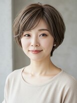 レヴィア(REVIA)&nbsp;白髪ぼかしハイライトブリーチミルクティーベージュ