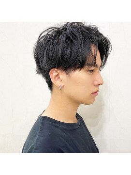 モンド ヘアクリエーション 和田店(monde hair creation) 【monde】ビジネスアップバング×爽やかツーブロック×刈り上げ