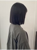 黒髪×ボブ