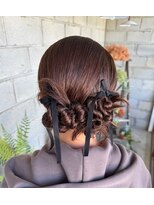 ニキ ヘアー ネイル 子安店(niki hair, nail)&nbsp;ヘアセット。
