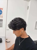 テンション(tension)&nbsp;メンズカットフェザーパーマニュアンスパーマ眉毛カット札幌大通