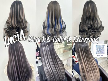 ルシア 京都四条河原町烏丸(LuciA)の写真/学割U24/美容学生様歓迎【レミー100%/シールエクステ40枚￥5000】[ブリーチ&カラー大好評]ハイトーンはLuciA