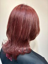 アトリア 横浜(Atria) ハイトーンウルフ 【推しカラー】チェリーレッド