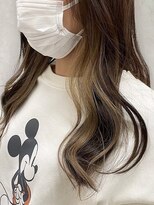 アース 戸塚店(HAIR&MAKE EARTH) 20代30代40代インナーカラー立体感小顔丸み乾かすだけ髪質改善
