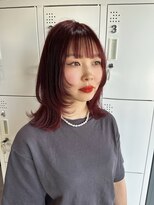 セブンルックスクレオ(7LOOKS creo)&nbsp;ボルドーカラー / ウルフカット / レイヤーカット
