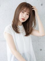 アッシュ 南行徳店(Ash)&nbsp;レイヤーカット/韓国風/ダブルカラー/顔周り前髪カット