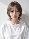【HEY 松本】ショートウルフ×アッシュベージュ