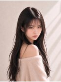 韓国ヨシンモリ×艶感ブラックロング
