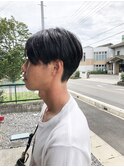 メンズ前下がりショートスタイル