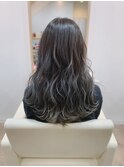 #グレージュ#透明感#ブリーチなし