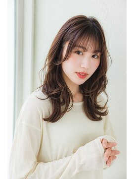 ミット バイ ツリー 吉祥寺(mit by tree) レイヤー×巻き髪ミディ