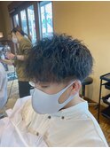 前下がりマッシュ×ツイストスパイラル
