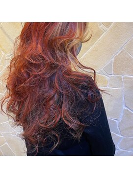 アンドアート(andArt) アプリコットオレンジandバーガンディ