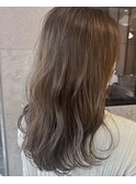 【白髪染めを使わない白髪染め】で染めたロングレイヤー