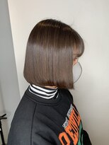 リー 甲子園(Lee) 艶のあるワンレングスボブ