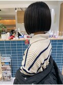 ［Ocean Hair&Life 水田成美］切りっぱなしアゴ下ラインボブ☆