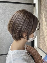 リールヘアー 大野城店(rire hair) ナチュラルショートボブ