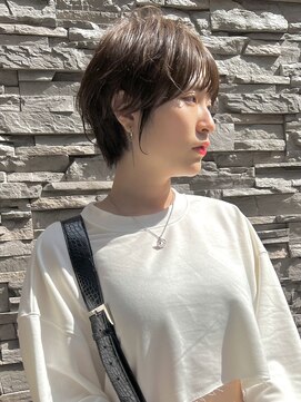 ジアン バイ ミルボン NU茶屋町+(GIEN by milbon) ふんわり/丸み/くびれ/大人ショートボブ/20代30代40代50代60代