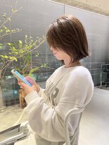 アイデンアンドティティ(IDEN AND TITY)&nbsp;｛kando style｝グレージュ/オリーブベージュ/切りっぱなし