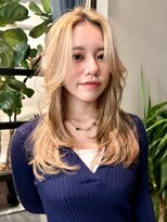 ヴヴ(Bub)&nbsp;hightone color/ブロンドカラー　ハイトーン　エアリーロング」