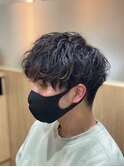 ツイストスパイラルパーマでラフマッシュスタイルb1名護大東