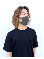 ニカ(nika)&nbsp;メンズのロングの思いっきりのスパイラル