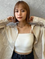 アース オーセンティック 武蔵小山店(EARTH Authentic)&nbsp;武蔵小山_レディース_ミディアム_ボブ_切りっぱなしボブ_小顔