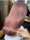 カット、質感再整カラー