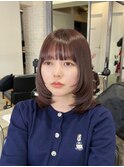 外ハネボブ/セクションカラー/グラデーションカラー/新宿