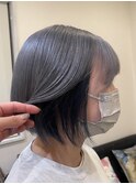 ホワイトシルバー×ブルー