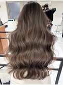 ハイライトバレイヤージュダブルカラーショートカット