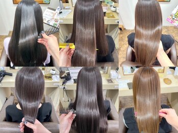 ユイマァル 岡山店(YUIMARL)の写真/《ハイダメージ・ブリーチ毛に特化》スタイルをより楽しむ為に髪の内部から補修し潤いのある美シルエットに