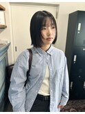 ナチュラルストレートボブ