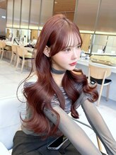 アマトウキョウ アユンチェ(AMA TOKYO×AYUNCHE) 韓国スタイル/ナチュラルくびれヘア_くびれ巻き_レイヤーカット