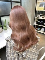 サクラ オモテサンドウ(SAKURA) ダブルカラー ピンクベージュ ブリーチ 髪質改善 表参道